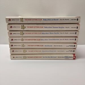 The Baby-Sitters Club Super Special Book Lot Of 7 (1,2,3,4,7,8,10) Ann M.Martin